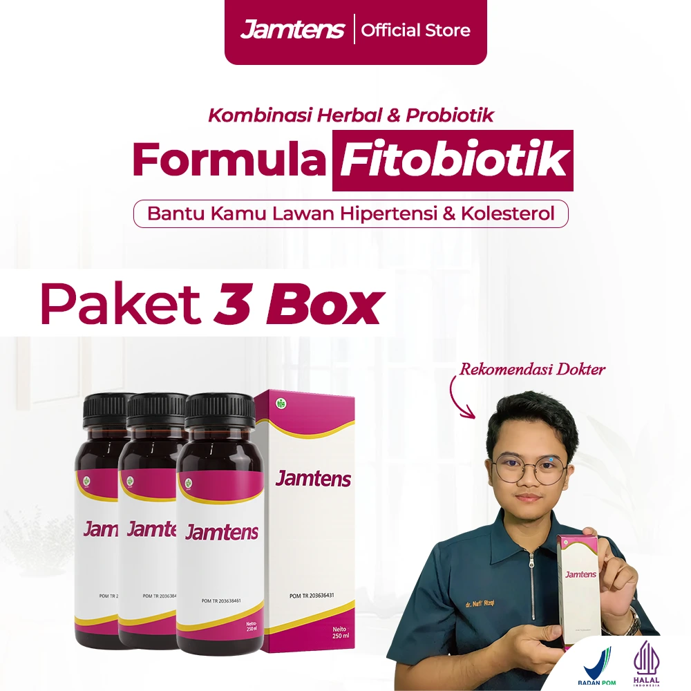 Jamtens Herbal Fermentasi Fitobiotik 3 Box