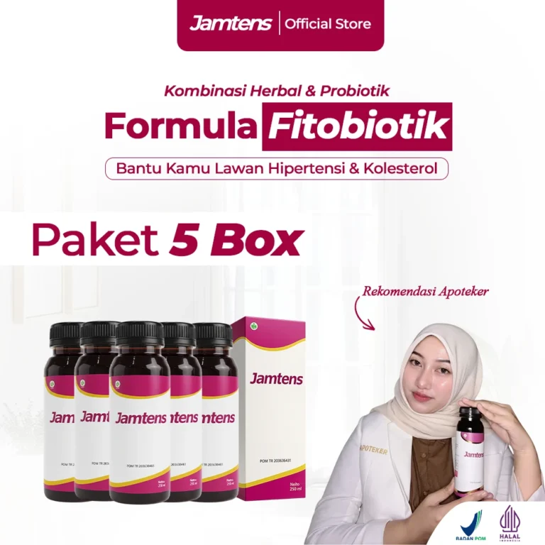 Jamtens Herbal Fermentasi Fitobiotik 5 Box