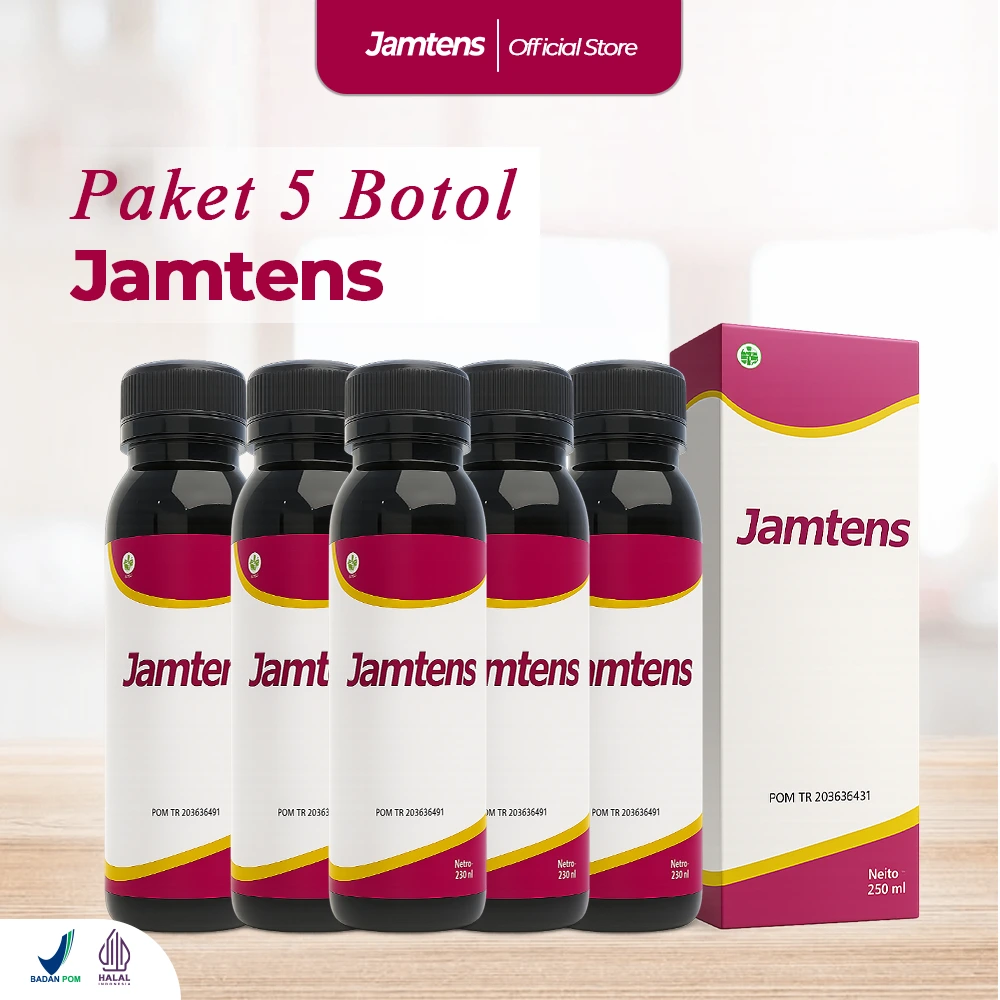 Jamtens Herbal Fermentasi Fitobiotik 5 Box